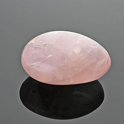 Rose Quartz Palm Stone -M 290ctw