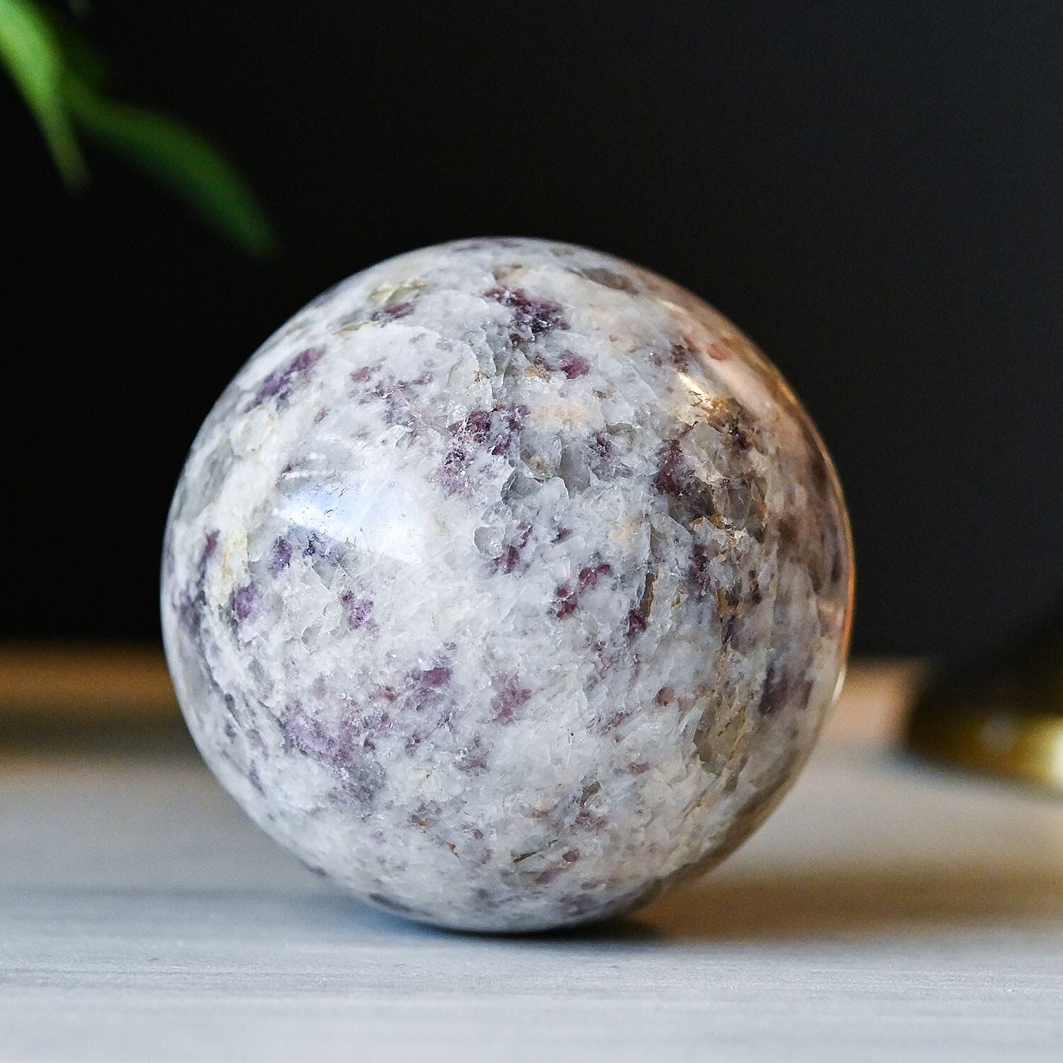 Pink Tourmaline & Rose Quartz Sphere -S 1739ctw