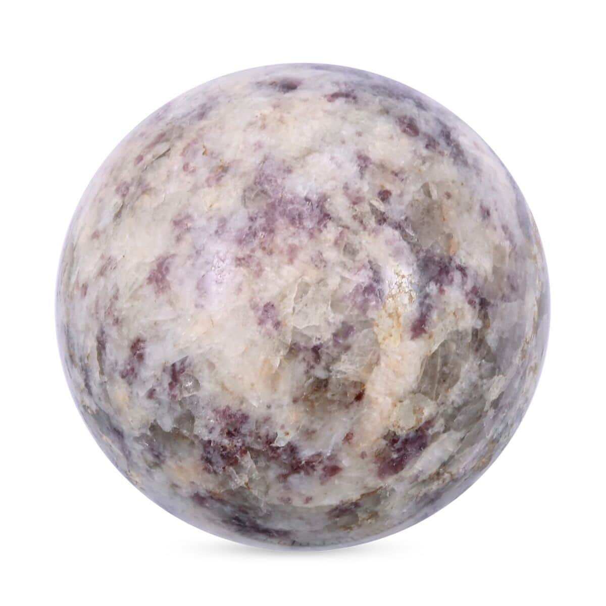 Pink Tourmaline & Rose Quartz Sphere -S 1739ctw image number 2