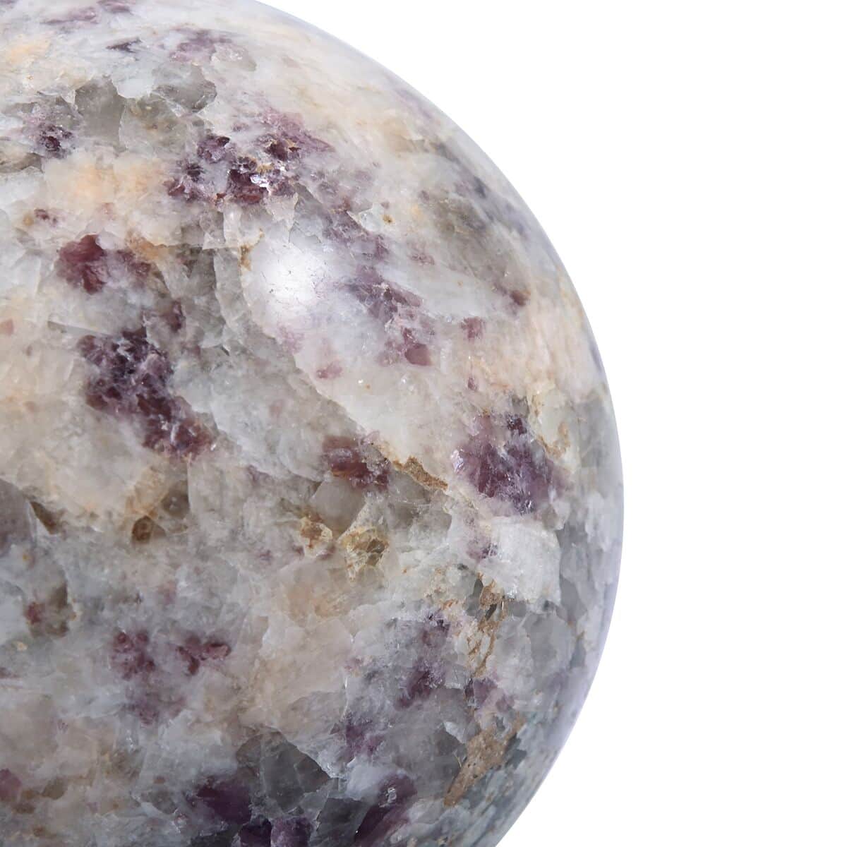 Pink Tourmaline & Rose Quartz Sphere -S 1739ctw image number 3