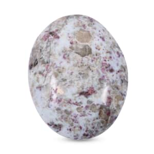 Pink Tourmaline & Rose Quartz Palm Stone -M  296ctw