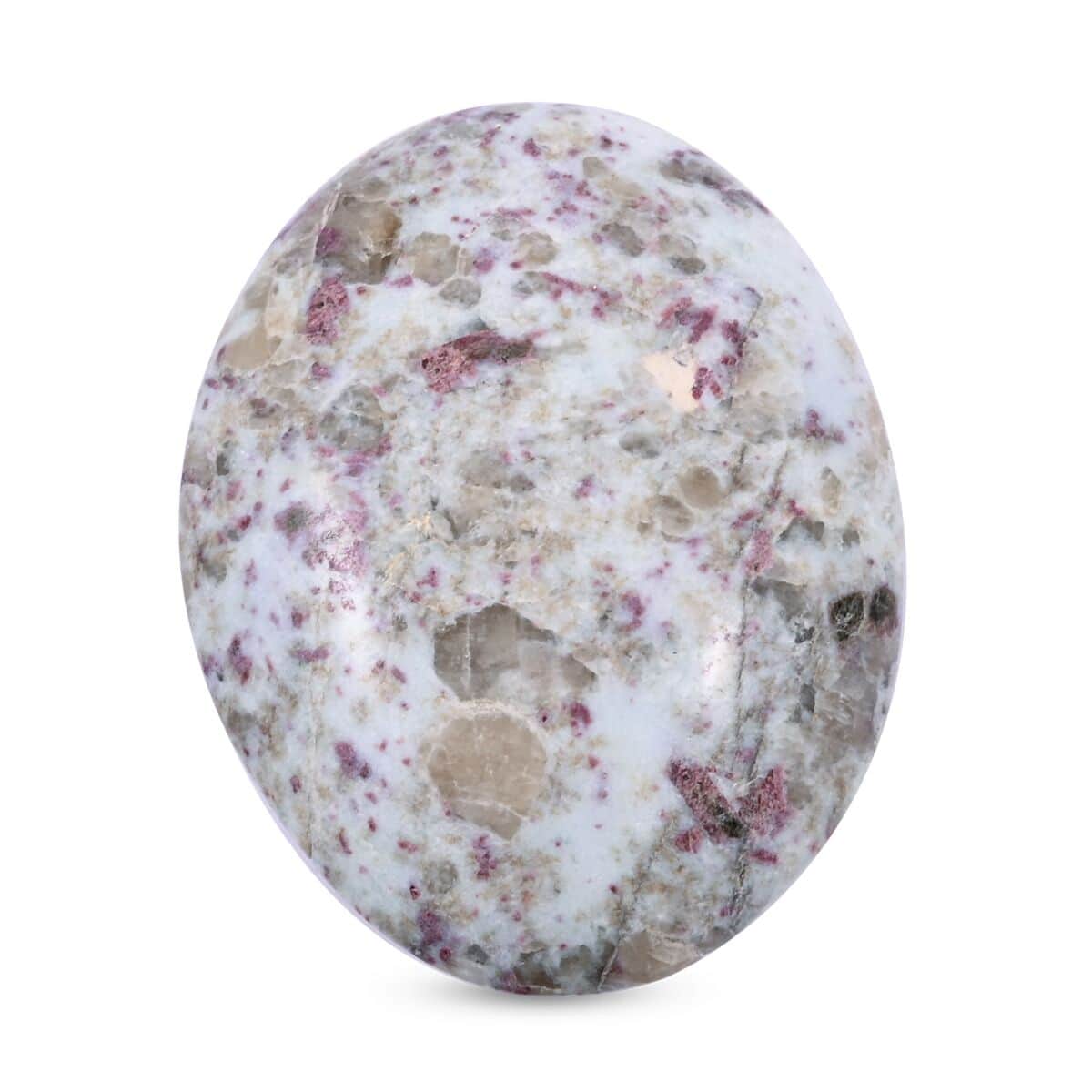 Pink Tourmaline & Rose Quartz Palm Stone -M  296ctw image number 3