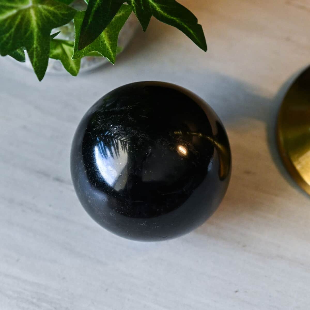 Black Tourmaline Sphere -S 1861ctw image number 1