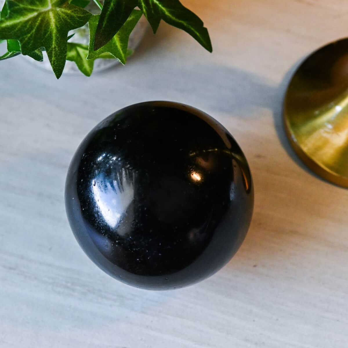 Black Tourmaline Sphere -L 3128ctw image number 1