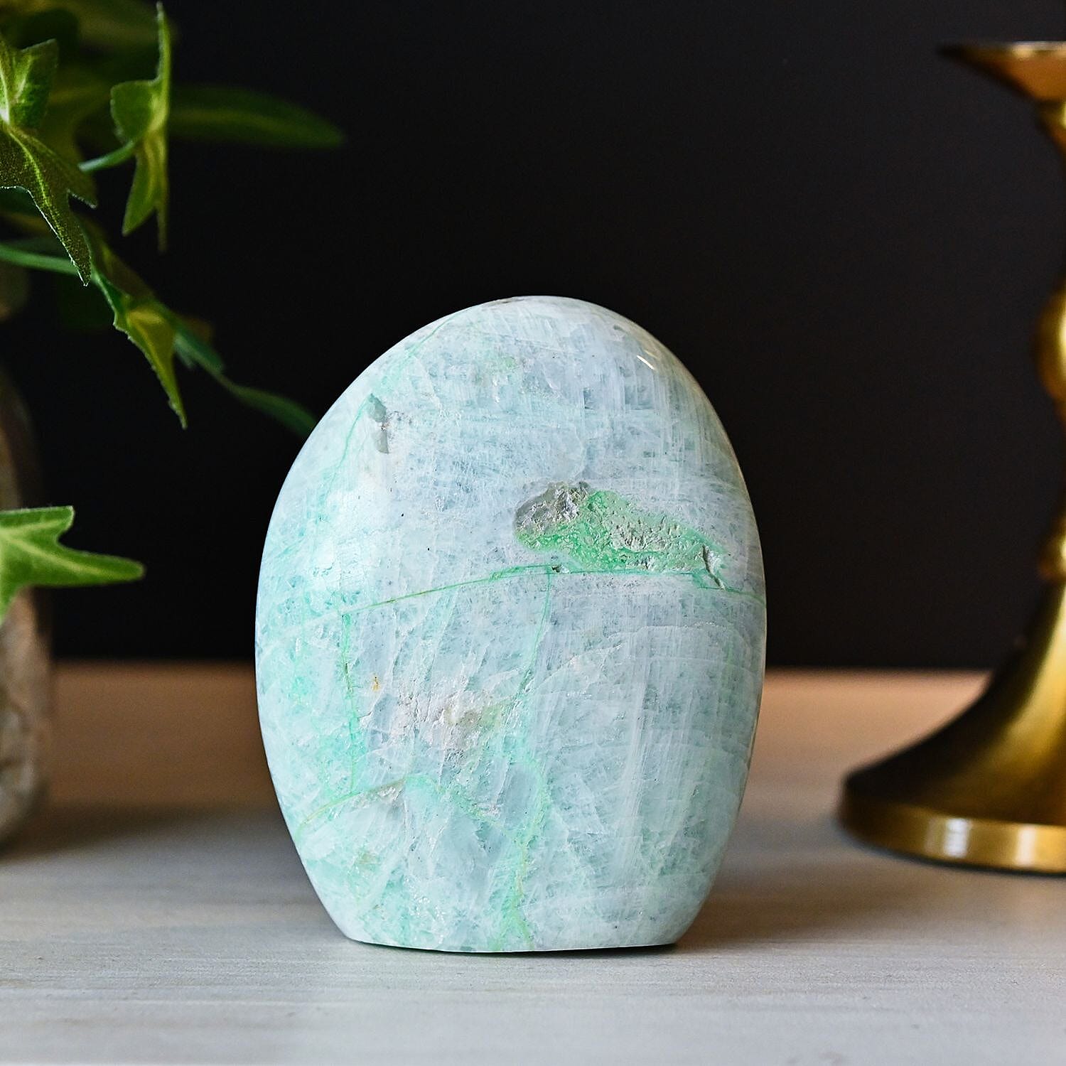 置物 Garnierite Freeform Buy Garnierite Free Form -M 1988ctw at ShopLC.