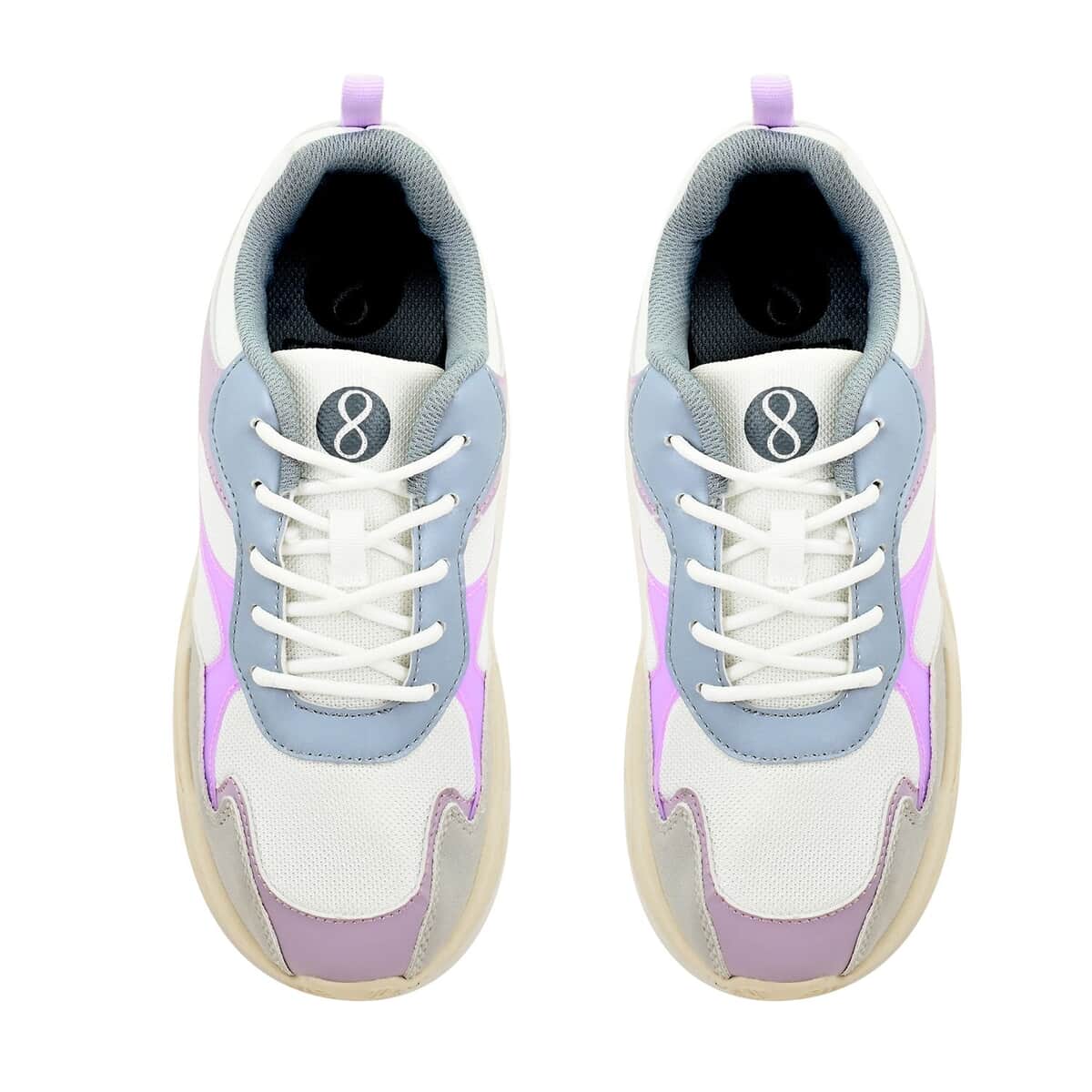 Layer 8 Women's Lilac Star Sneakers - Size 9.5 image number 3