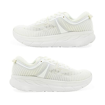 Layer 8 White Women's Off-Road Sneakers - Size 10