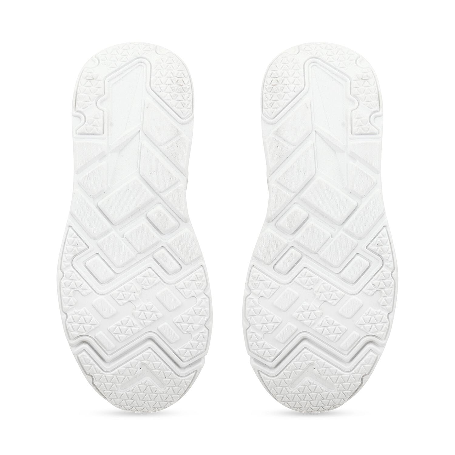 Layer 8 White Women's Off-Road Sneakers - Size 10