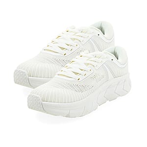 Layer 8 White Women's Sneakers - Size 8