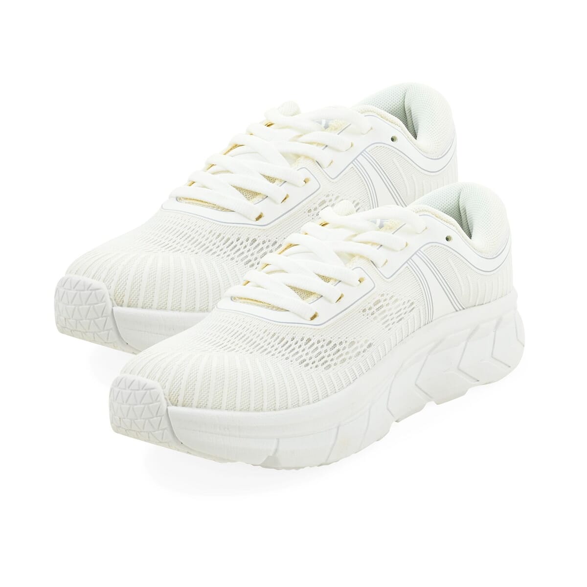 Layer 8 White Women's Sneakers - Size 9 image number 0
