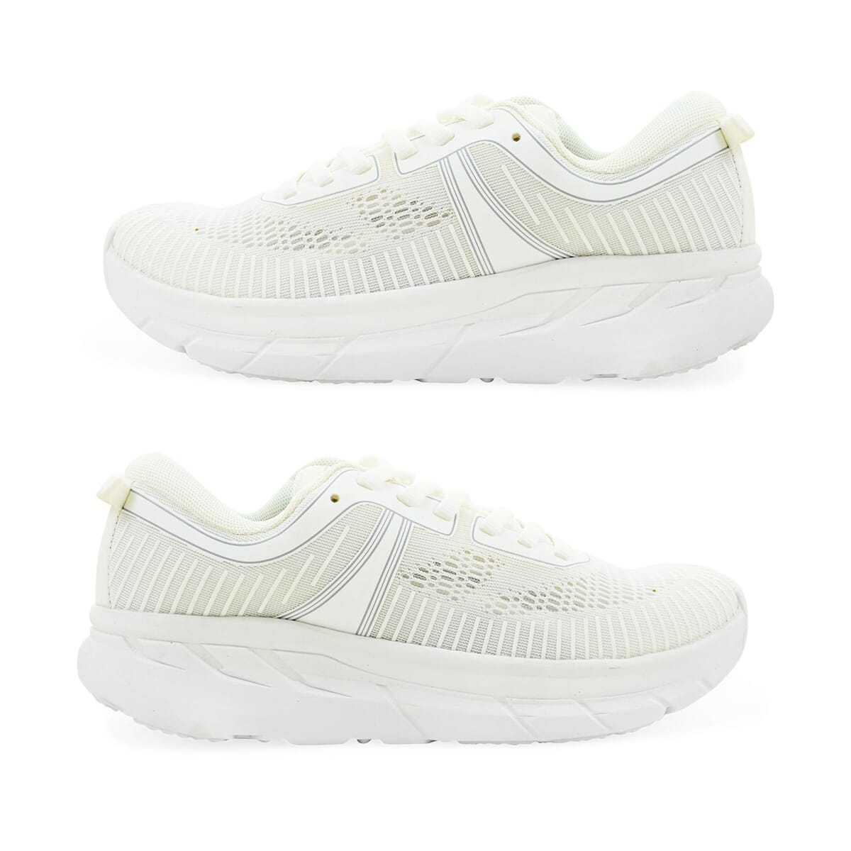 Layer 8 White Women's Sneakers - Size 9 image number 1