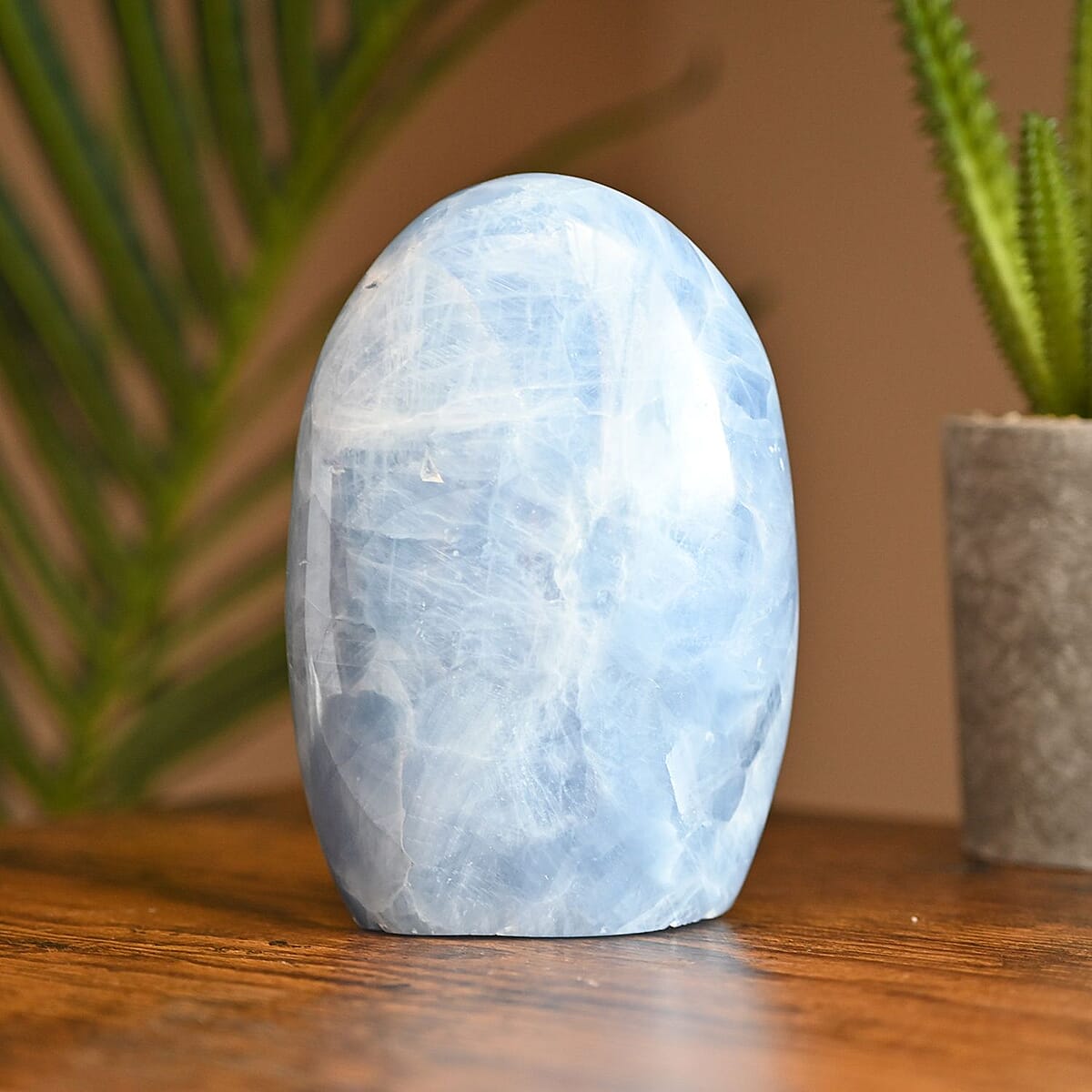 Blue Calcite Free Form Approx 4989ctw image number 1