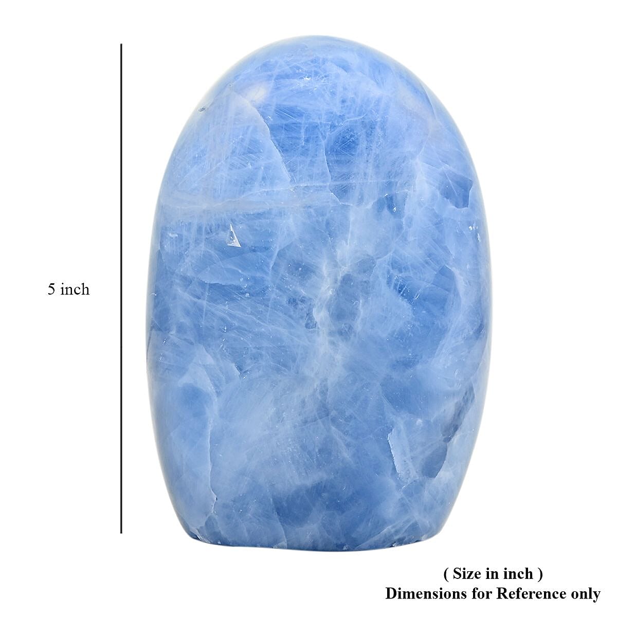Blue Calcite Free Form Approx 4989ctw image number 6
