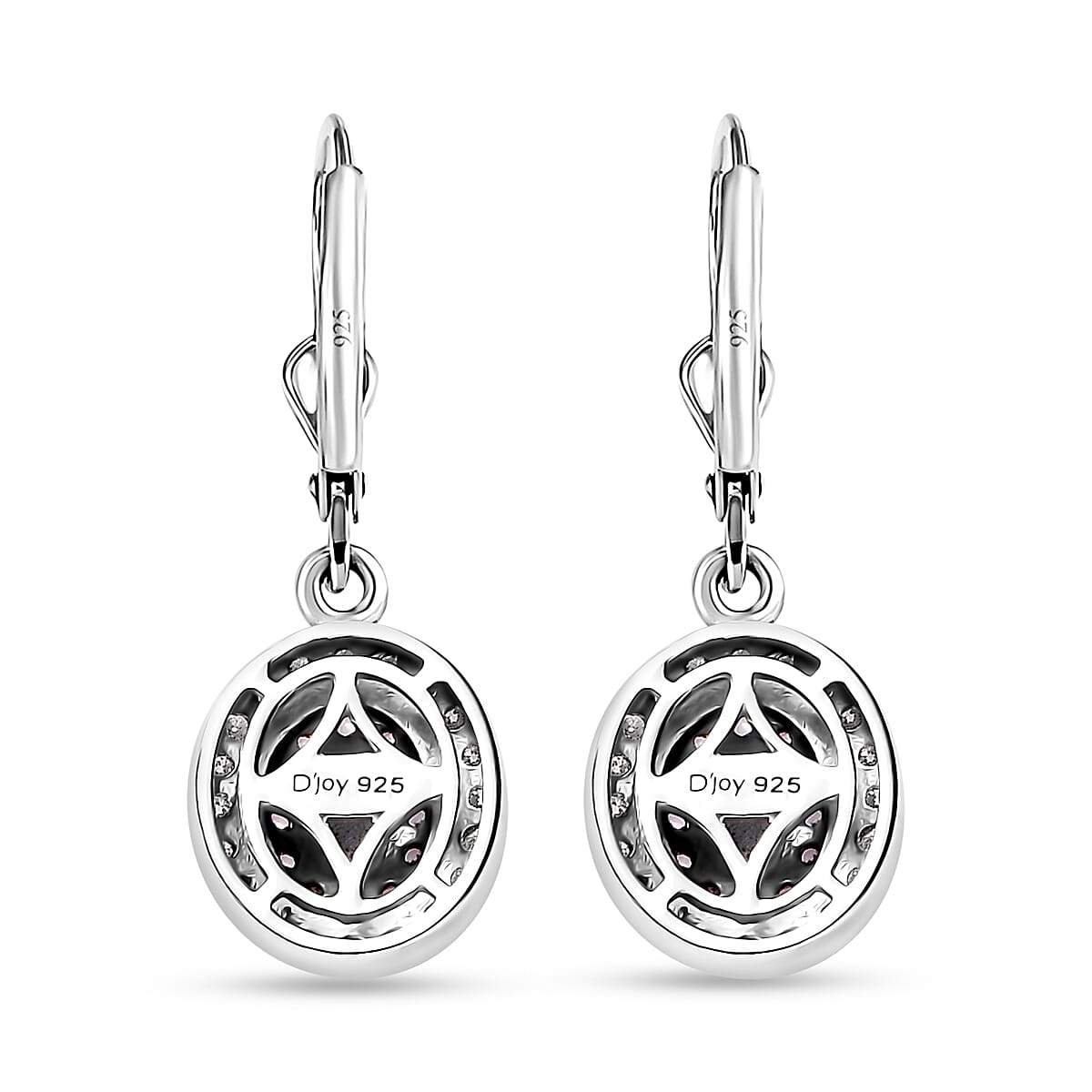Santa Maria Aquamarine and Multi Gemstone 1.30 ctw Aqua Blossom Earrings in Rhodium Over Sterling Silver