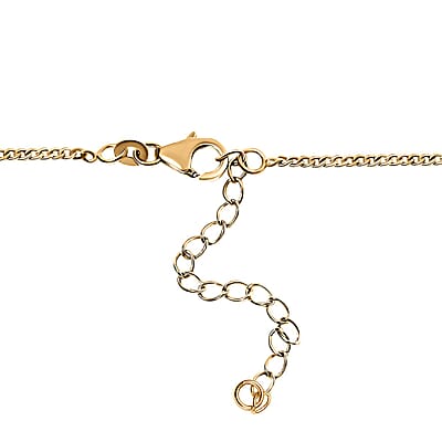 D'Joy Multi-Tourmaline 13.25 ctw Floral Harmony Necklace in 18K Vermeil Yellow Gol Over Sterling Silver 18-20 Inches