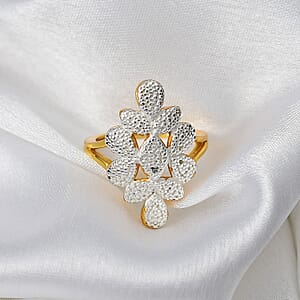 Karis Diamond Accent Ring in 18K YG Plated (Size 10.0)