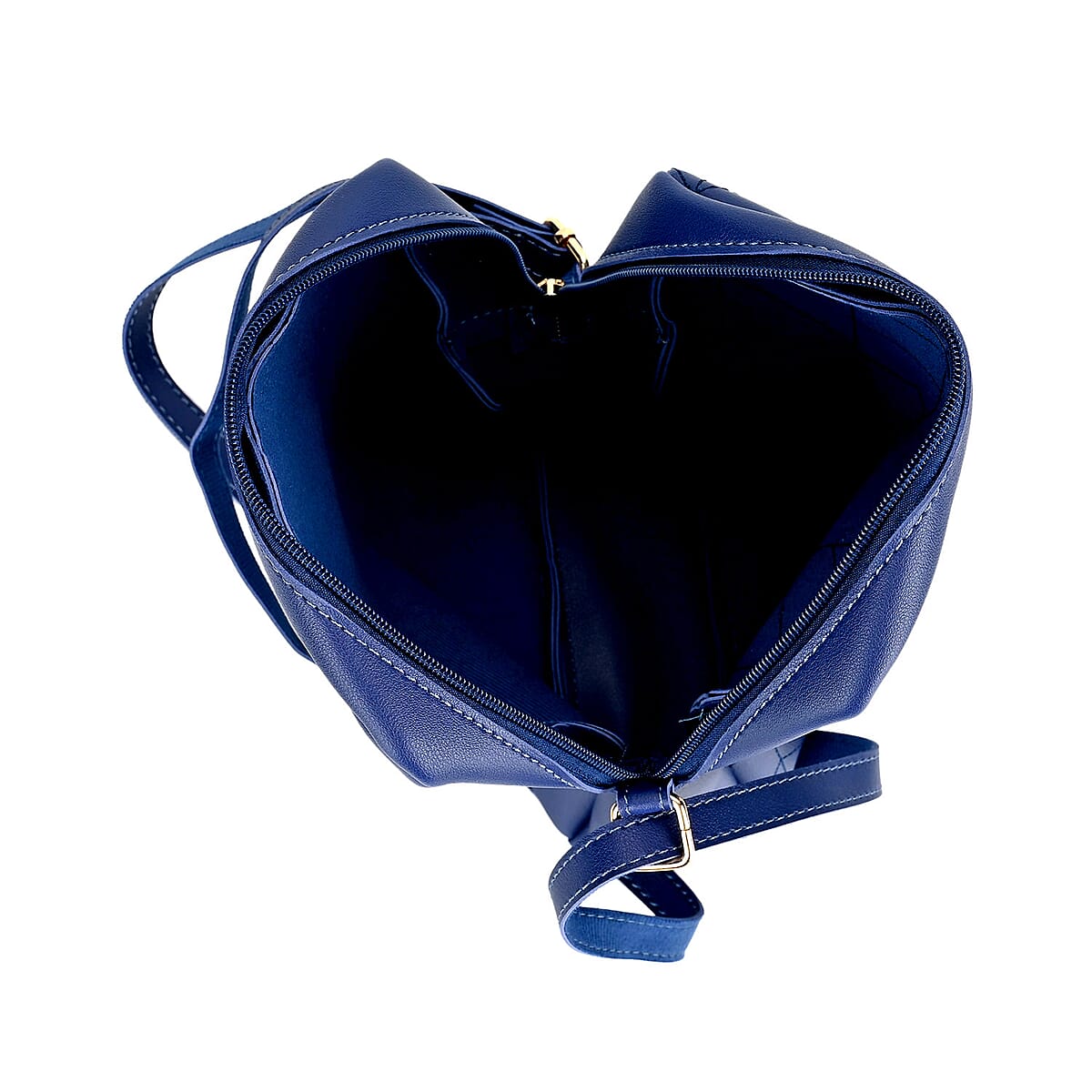 Set of 3 Bags, Navy Faux Leather Tote Bag, Crossbody Bag and Wrist Bag image number 5