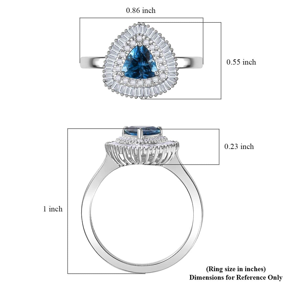 Certified & Appraised Rhapsody AAAA Santa Maria Aquamarine and E-F VS Diamond 0.95 ctw Ring in 950 Platinum (Size 6.0) 5.60 Grams image number 5