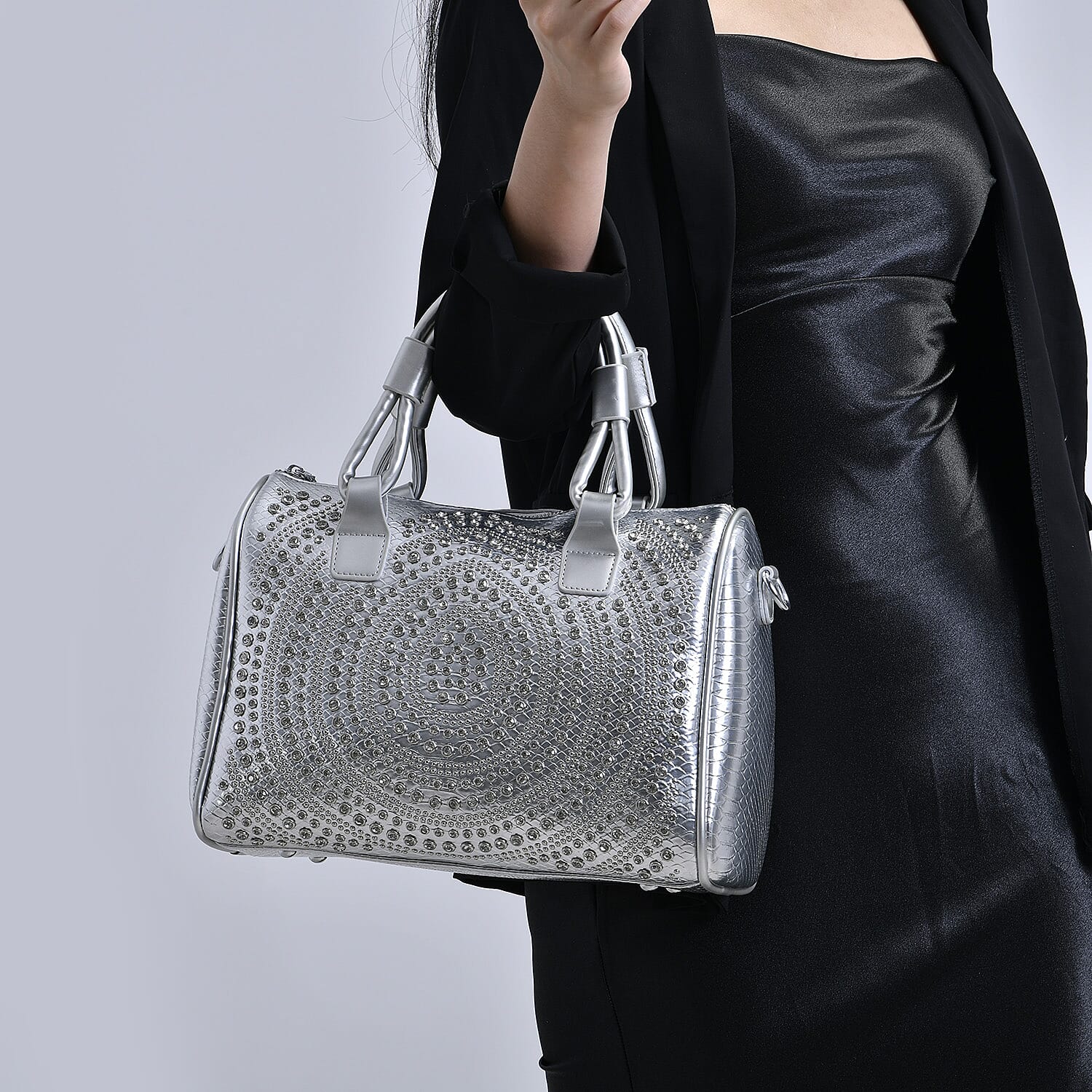 バッグ crocodile pattern silver gimmick bag $_12.JPG?set_id=880000500F