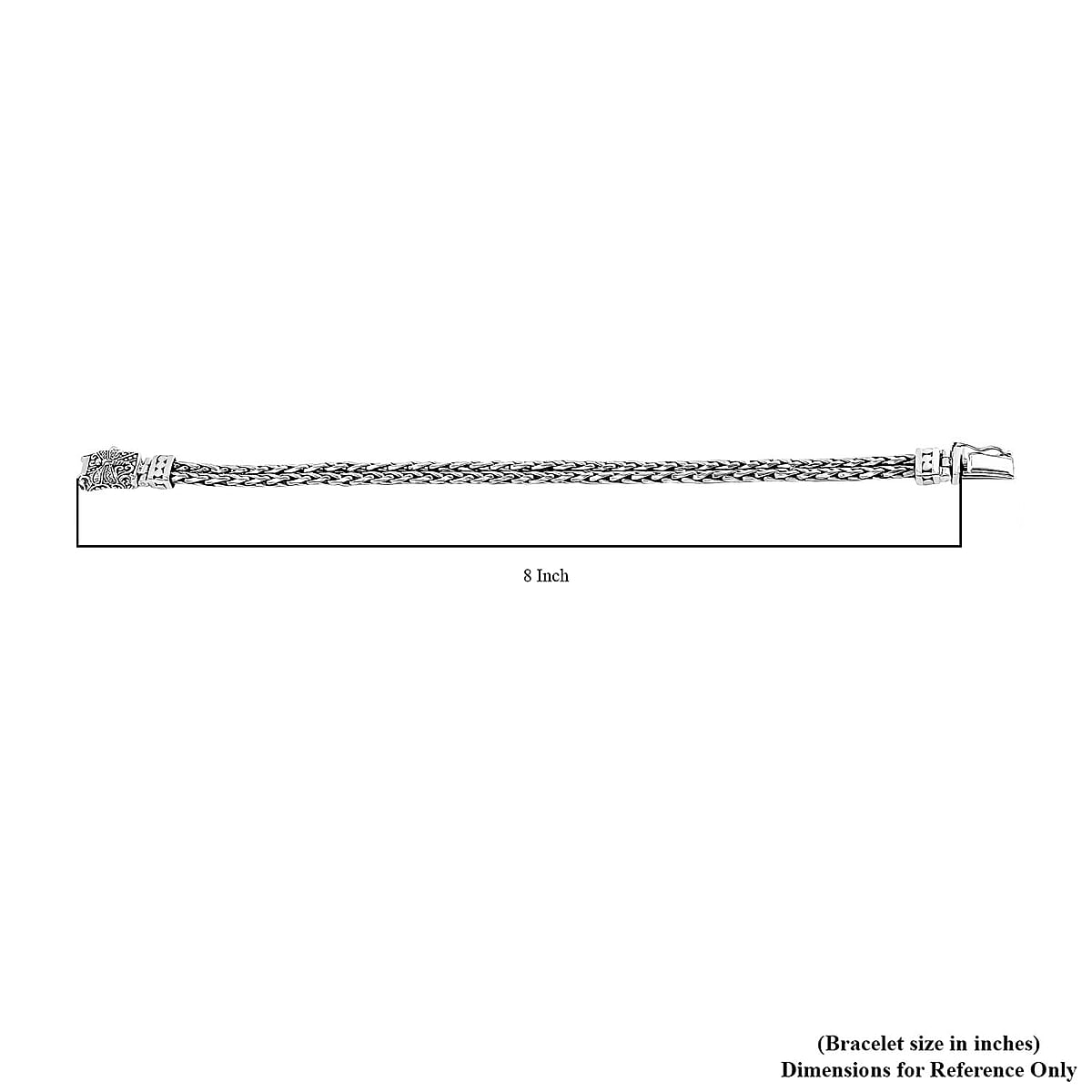  D'Joy Bali Legacy Double Row Padian with Dragonfly Bracelet in Sterling Silver (8.00 In) 18.85 Grams image number 5