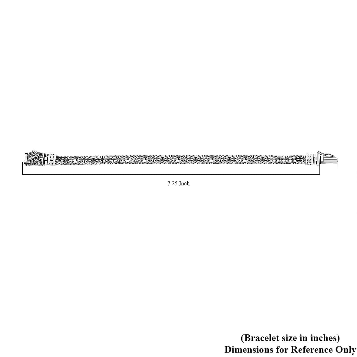  D'Joy Bali Legacy Double Row Borobudur with Eagle Bracelet in Sterling Silver (7.25 In) 20.85 Grams image number 5