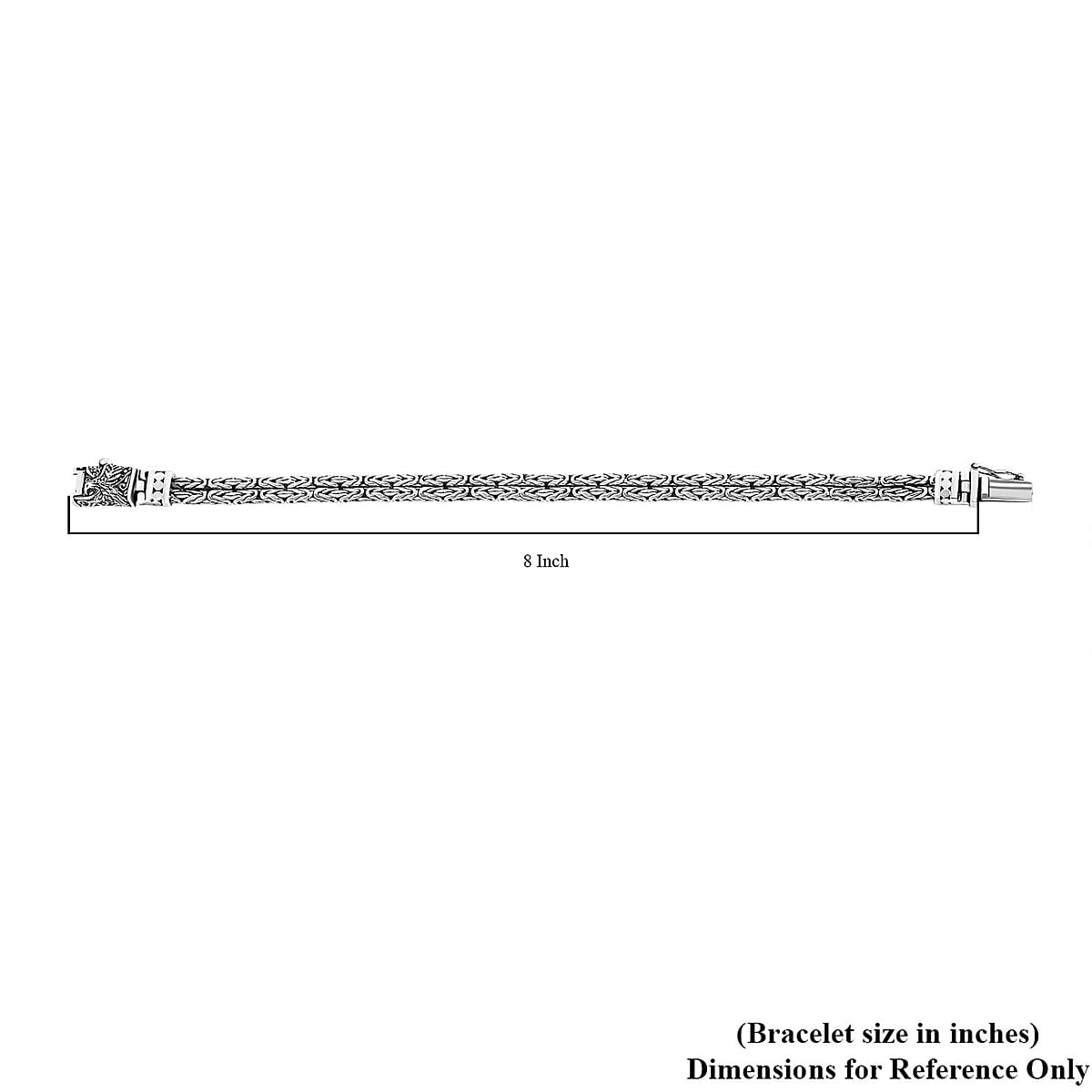  D'Joy Bali Legacy Double Row Borobudur with Eagle Bracelet in Sterling Silver (8.00 In) 22.0 Grams image number 5