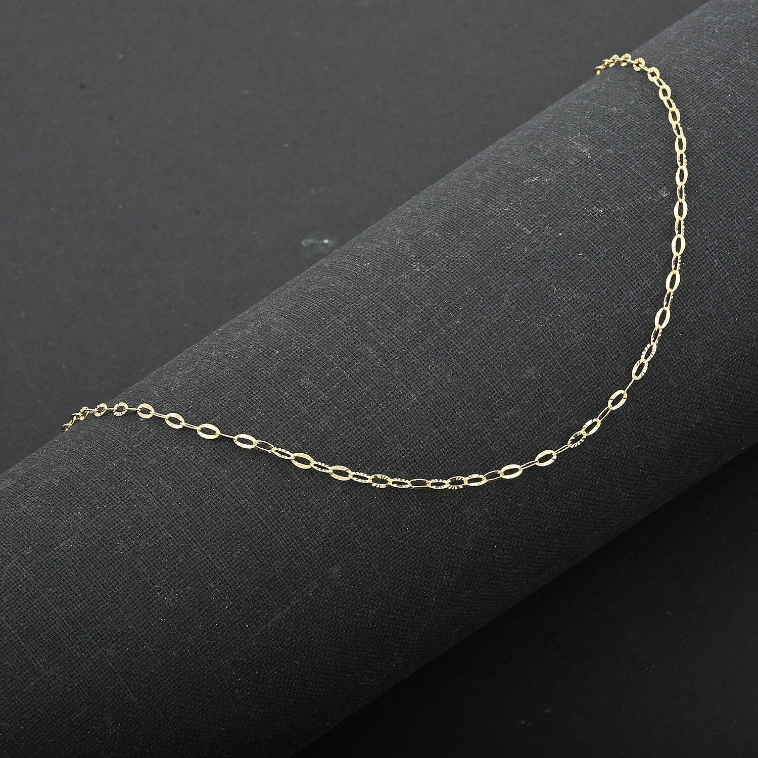 Italian 1.8mm Tuscan Sun Chain in 10K Yellow Gold 1 Grams 18 Inches