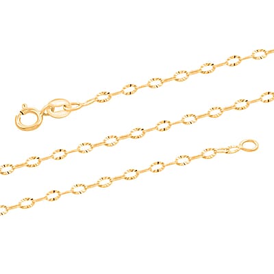 Italian 1.8mm Tuscan Sun Chain in 10K Yellow Gold 1 Grams 18 Inches