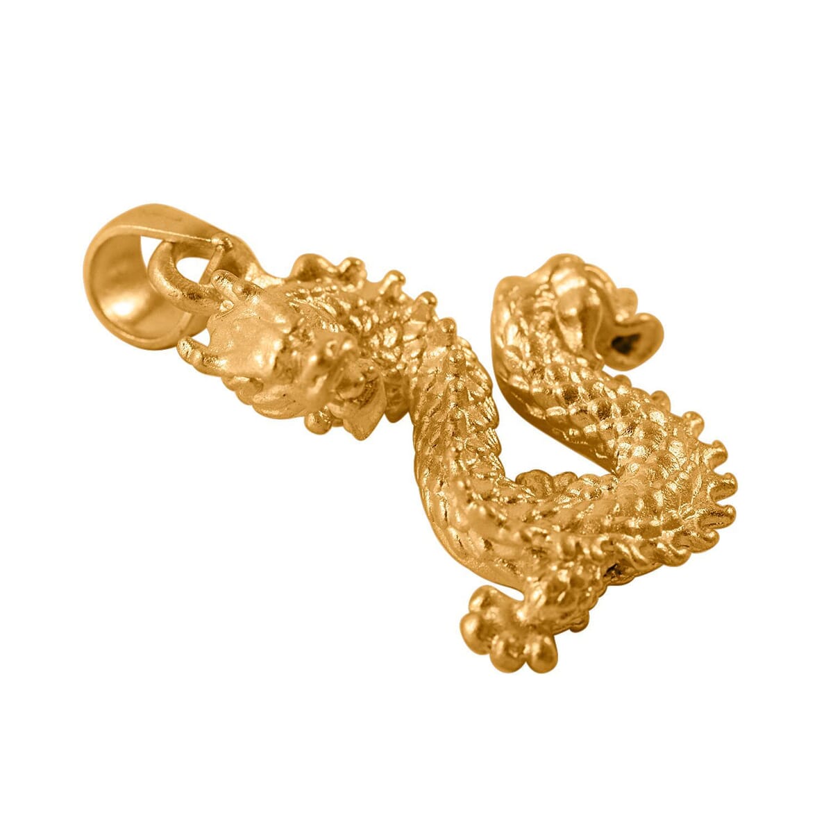 Electroform Dragon Pendant in 24K Yellow Gold 1.0 Grams image number 3
