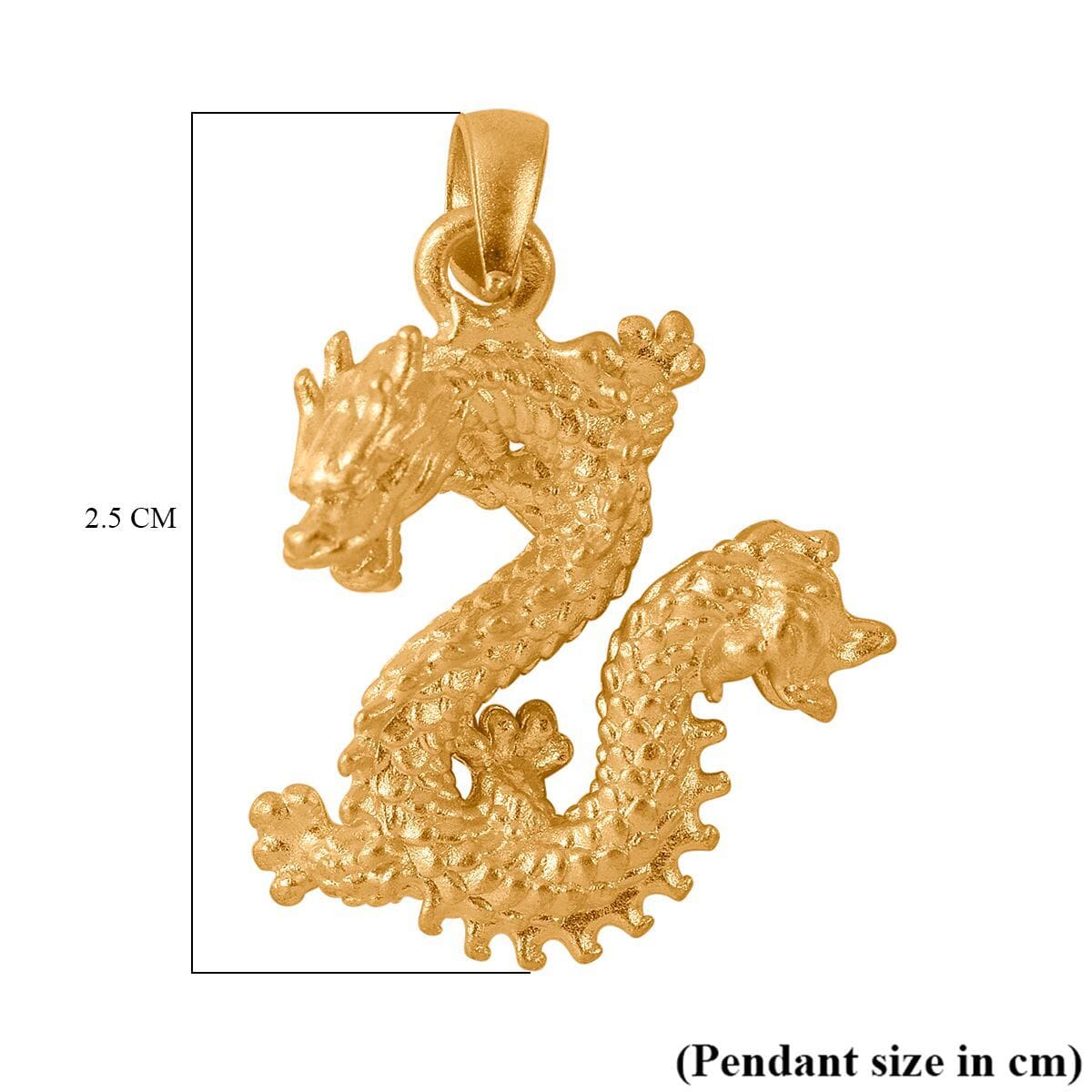 Electroform Dragon Pendant in 24K Yellow Gold 1.0 Grams image number 6