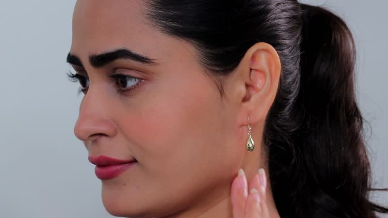 Lever Back Earrings in 10K Yellow Gold 2.0 Grams