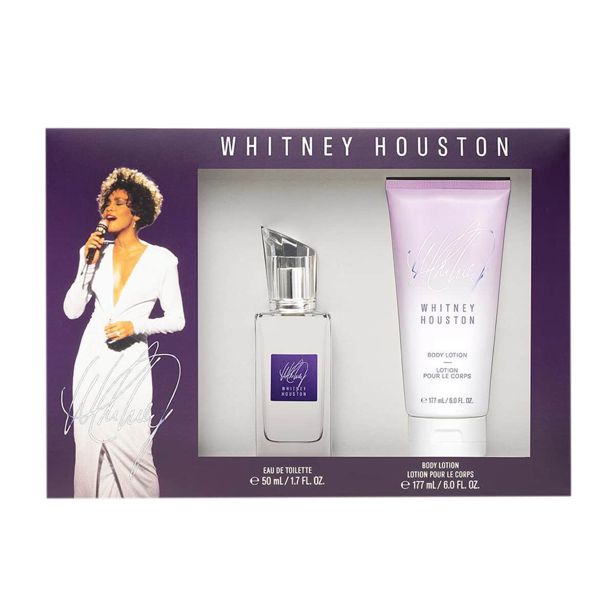 Whitney Houston 1.7 Oz Eau De Toilette + 6 Oz Body Lotion 2 Piece Gift Set image number 1