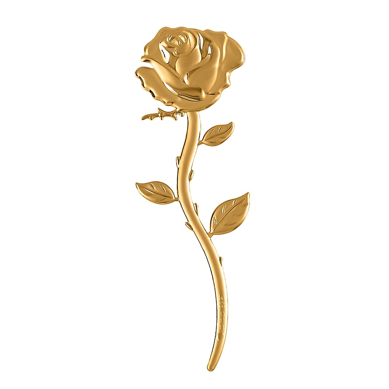  24K Yellow Golden Forever Rose with Book Packaging 99mmX32mm 200mg