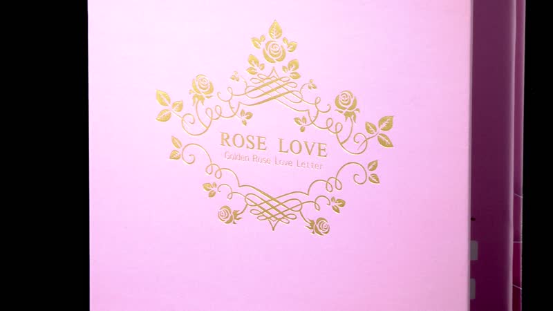 24K Yellow Golden Forever Rose with Book Packaging 99mmX32mm 200mg