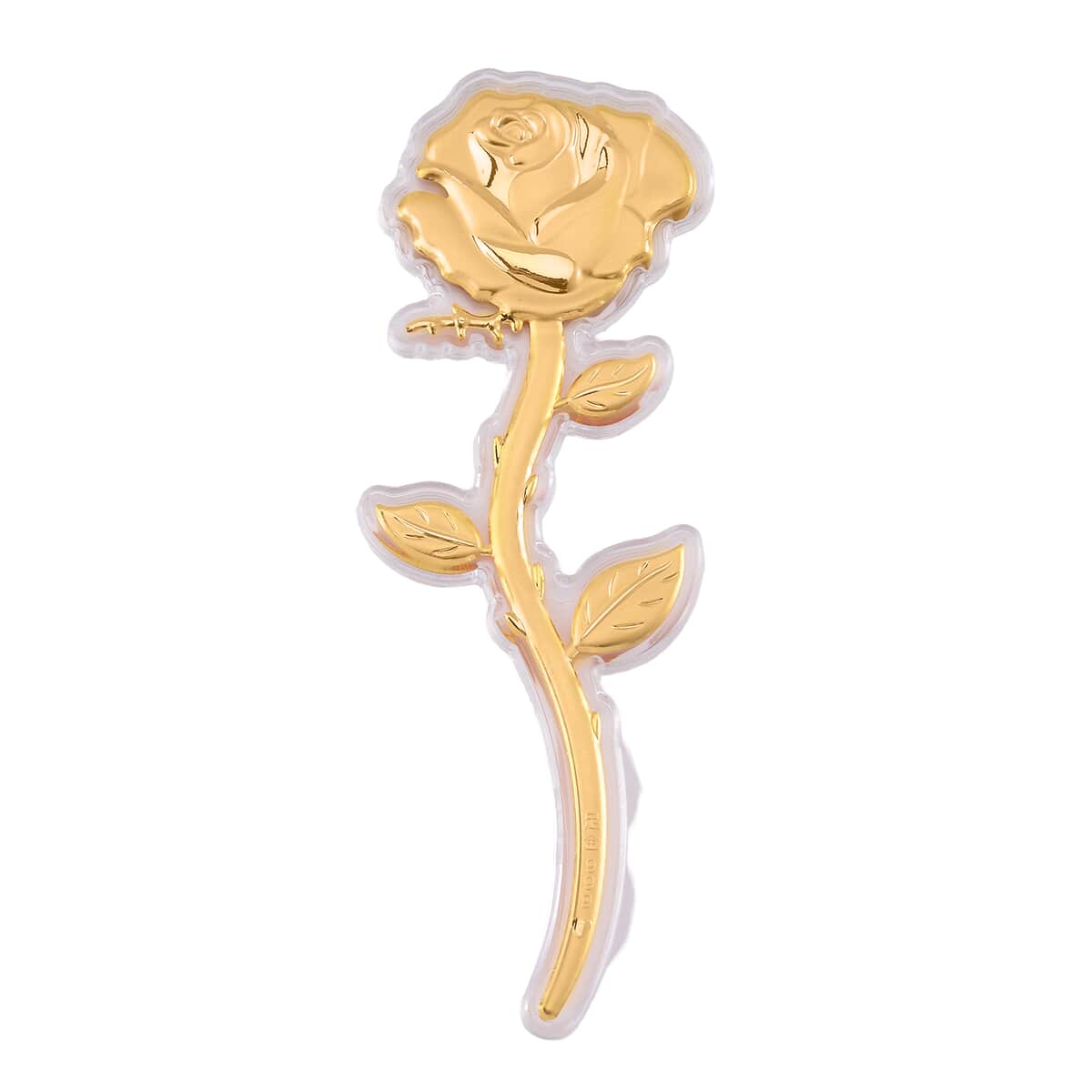 Doorbuster 24K Yellow Gold 99mmX32mm Rose 0.20 Grams image number 3