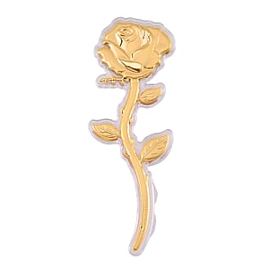  24K Yellow Golden Forever Rose with Book Packaging 99mmX32mm 200mg