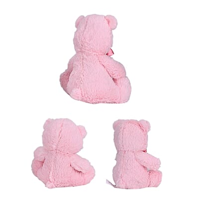 Set of 3 Pink Stuffed Teddy Bear (6,7,9)