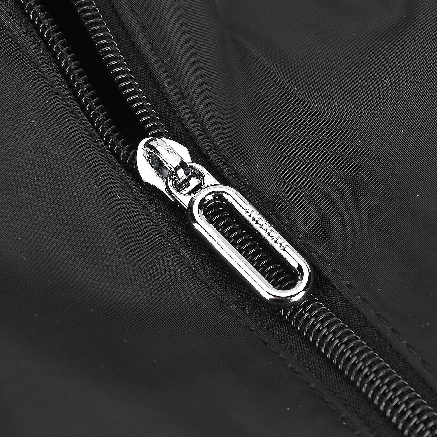 Black Multi-Pocket Crossbody Bag with Shoulder Strap