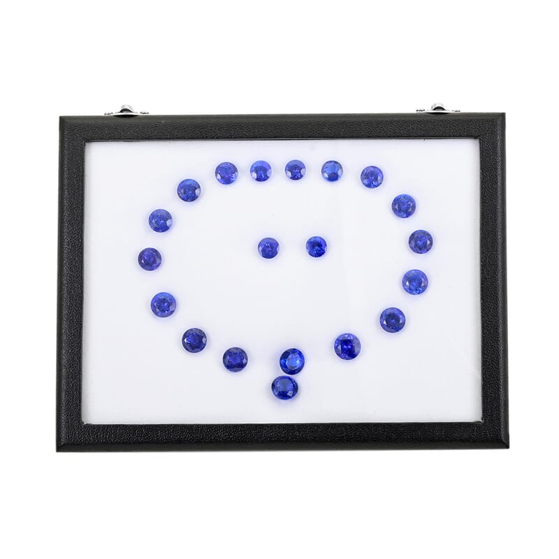 Certified & Appraised Flawless AAAA Tanzanite Assorted Box (Mix Free Size) 120.00 ctw