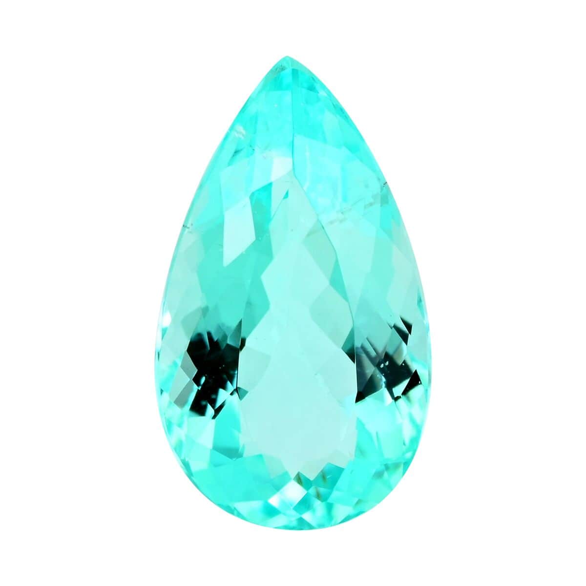 Certified & Appraised AAAA Paraiba Tourmaline (Pear Free Size) 1.25 ctw image number 0