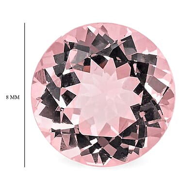 AAA Pink Morganite (Rnd 8 mm) 1.50 ctw