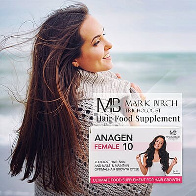 Mark Birch Trichologist Anagen 10 Female Skin, Nail, & Hair Growth Cycle Supplement (3x20 Capsules)