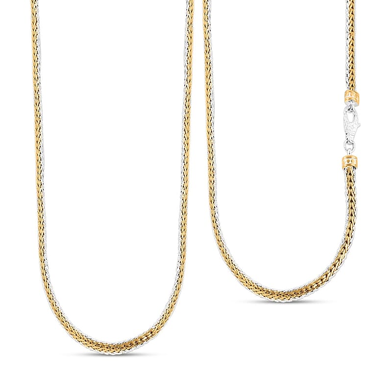 D'Joy Bali Legacy Tulang Naga Necklace in 22K Vermeil YG Over and Sterling Silver 42 Grams 20 Inches