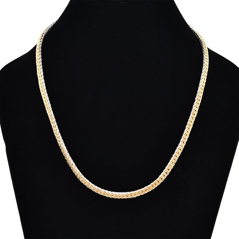 D'Joy Bali Legacy Tulang Naga Necklace in 22K Vermeil YG Over and Sterling Silver 42 Grams 20 Inches