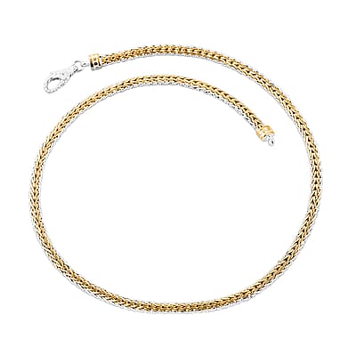 D'Joy Bali Legacy Tulang Naga Necklace in 22K Vermeil YG Over and Sterling Silver 42 Grams 20 Inches