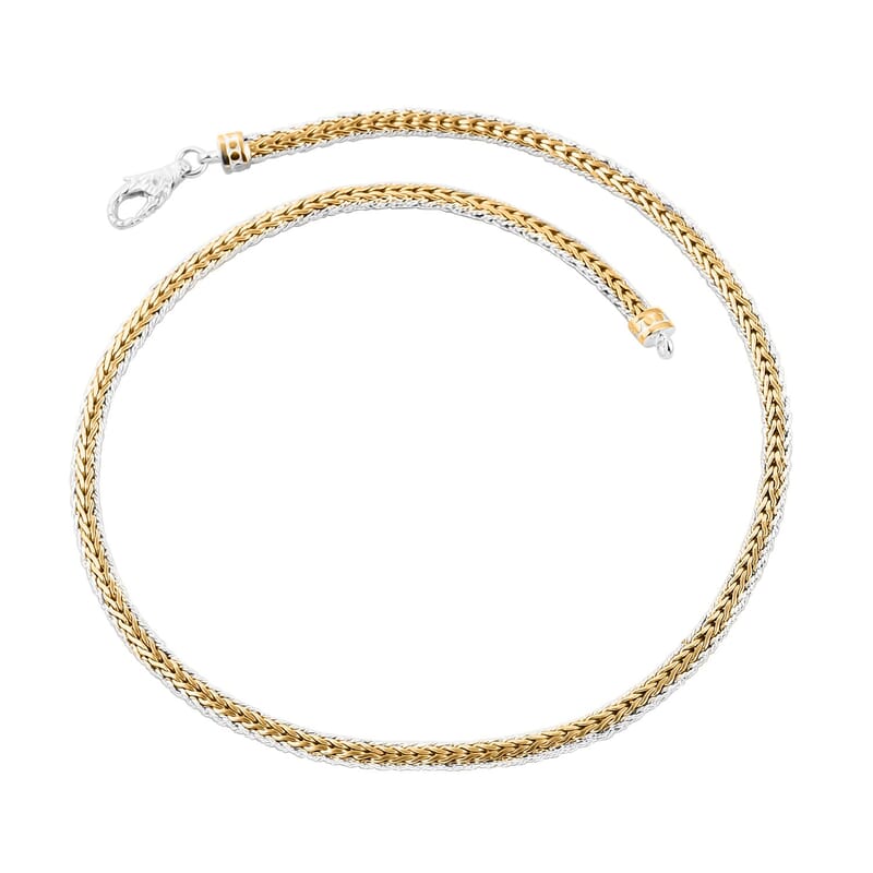 D'Joy Bali Legacy Tulang Naga Necklace in 22K Vermeil YG Over and Sterling Silver 42 Grams 20 Inches