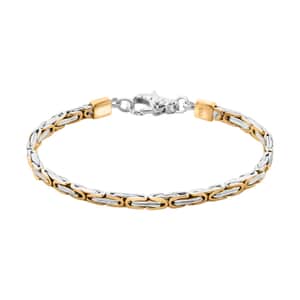 Bali Legacy Borobudur 4x2.5mm Bracelet in 22K Vermeil YG Over and Sterling Silver (6.50 In) 13.72 Grams