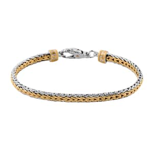 Bali Legacy Tulang Naga Bracelet in 22K Vermeil YG Over and Sterling Silver (6.50 In) 15 Grams