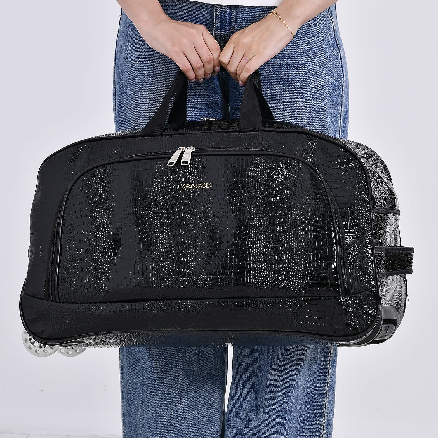 バッグ CDL Faux Leather Travel Bag CDL Faux Leather Travel Bag