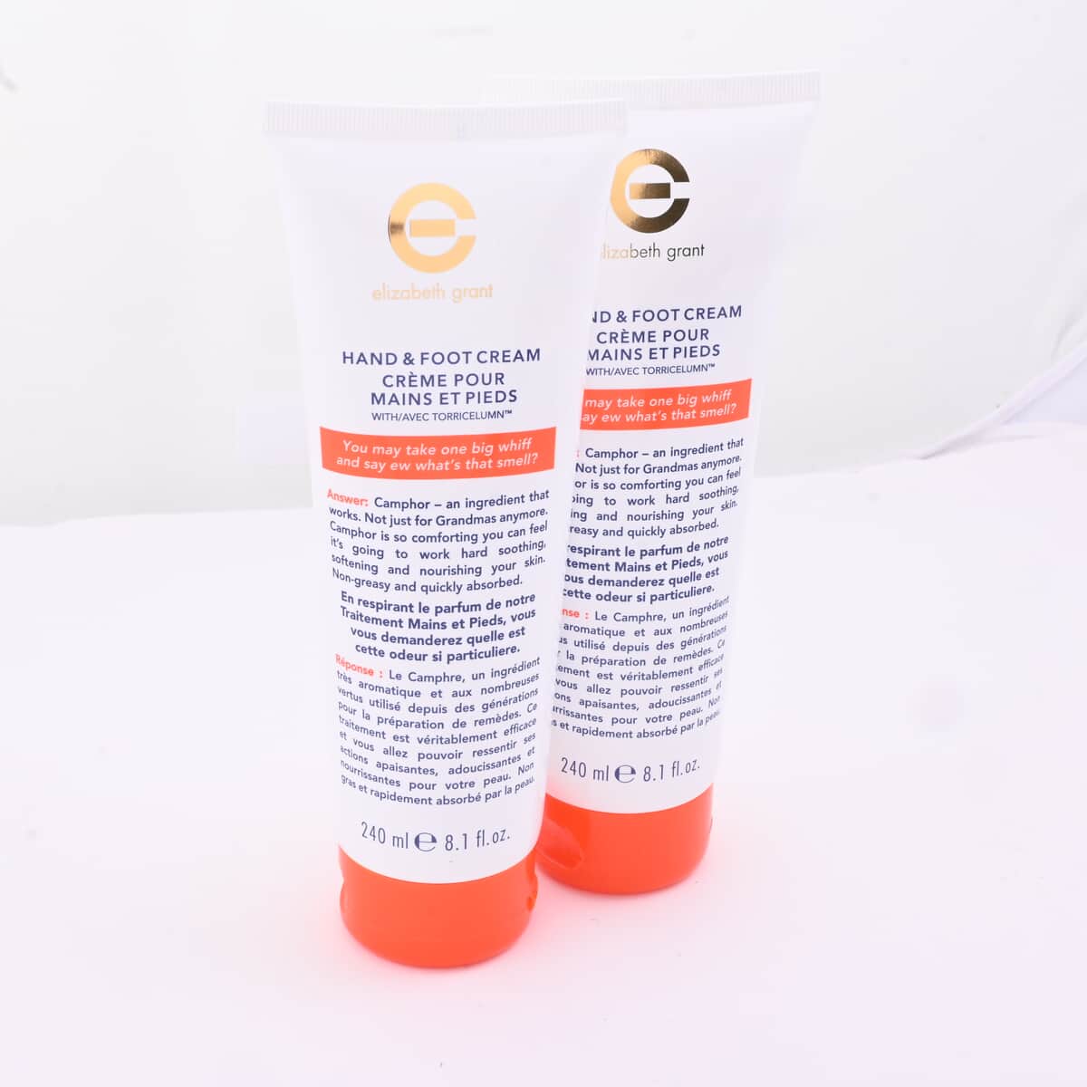 Elizabeth Grant Hand and Foot Cream with Torricelumn BOGO (2x8.1oz) image number 0